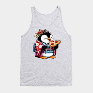 Pizza penguin Tank Top